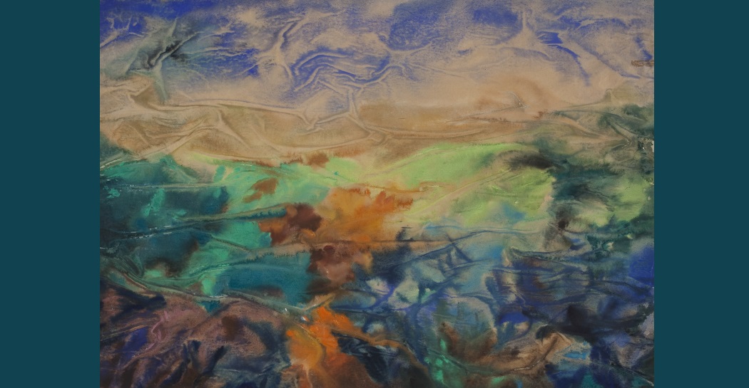 017 ADRIANA PINCHERLE “Bocca di Magra“, 1963-64 olio su tela cm 69x48